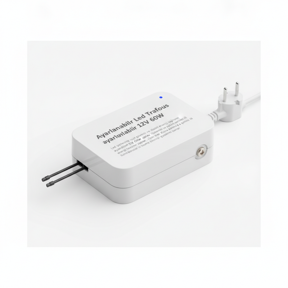 Ayarlanabilir Led Trafosu 12V 60W