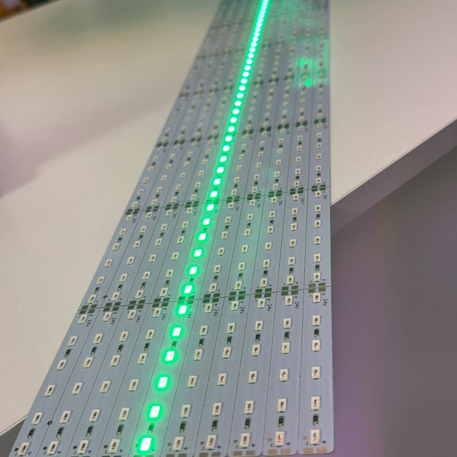 12V 5730 SMD Çubuk LED 72 LED 8 mm Yeşil